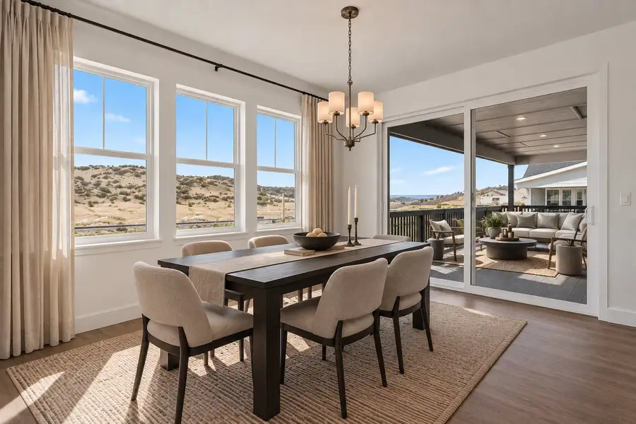 Furnished interior view inside a new home in Macanta, Castle Rock (Image 6).
