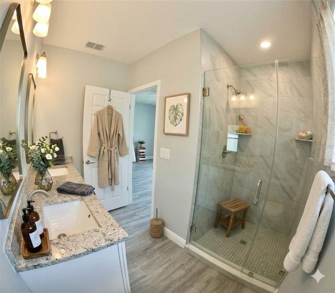 Furnished interior view inside a new home in , Tampa (Image 11). Furnished interior view inside a new home in , Tampa (Image 11).