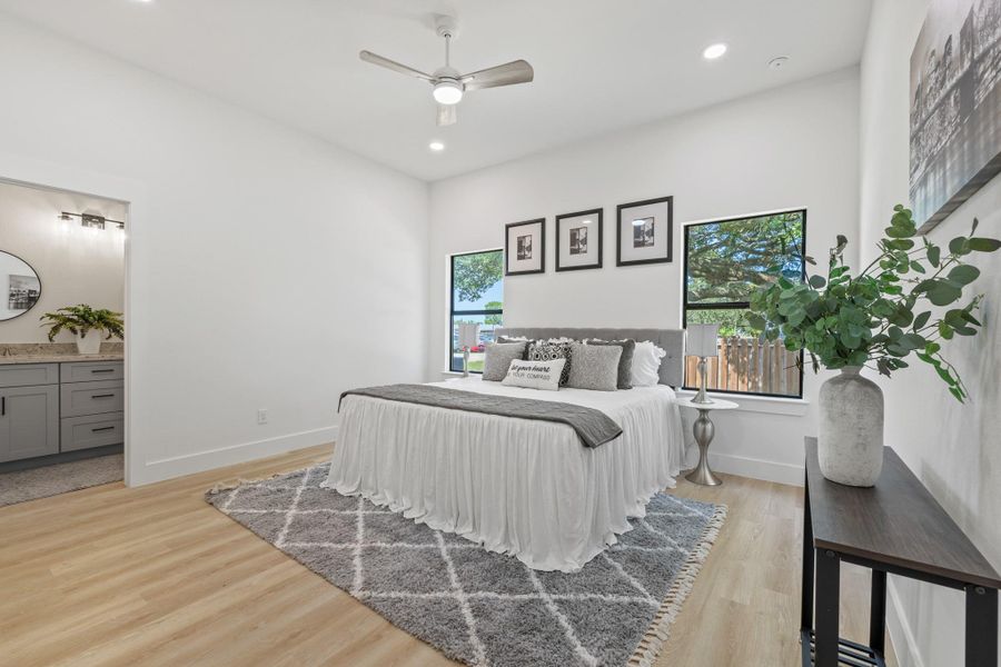 Furnished interior view inside a new home in , Beasley (Image 4).