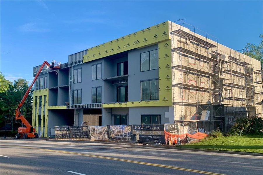 Front exterior of a new home in , Atlanta, GA, highlighting curb appeal (Image 2).