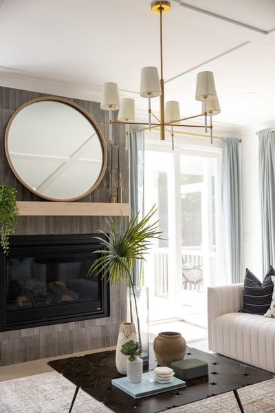 Furnished interior view inside a new home in Central Park, James Island (Image 38).