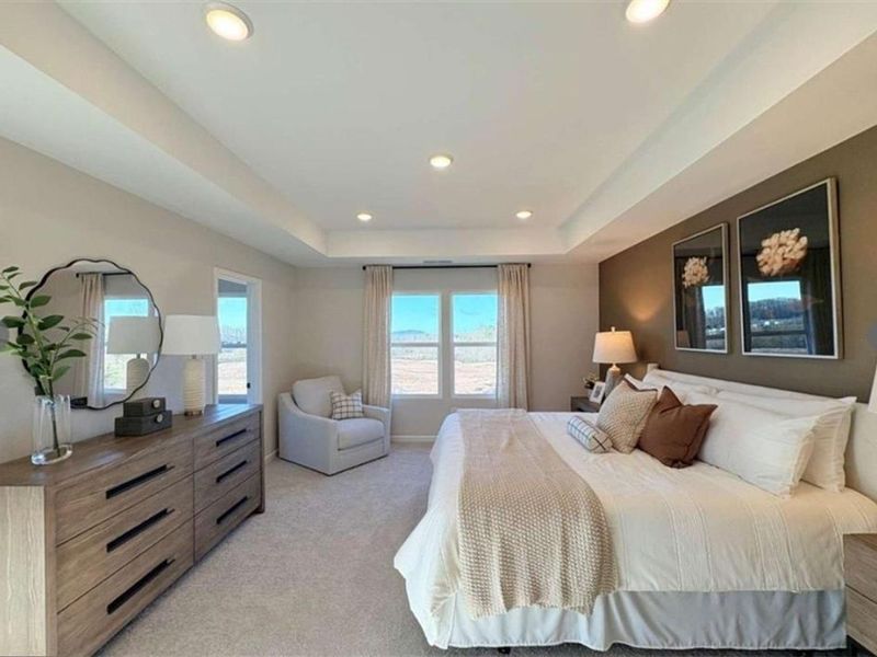 Furnished interior view inside a new home in Hemingway, Cumming (Image 7).
