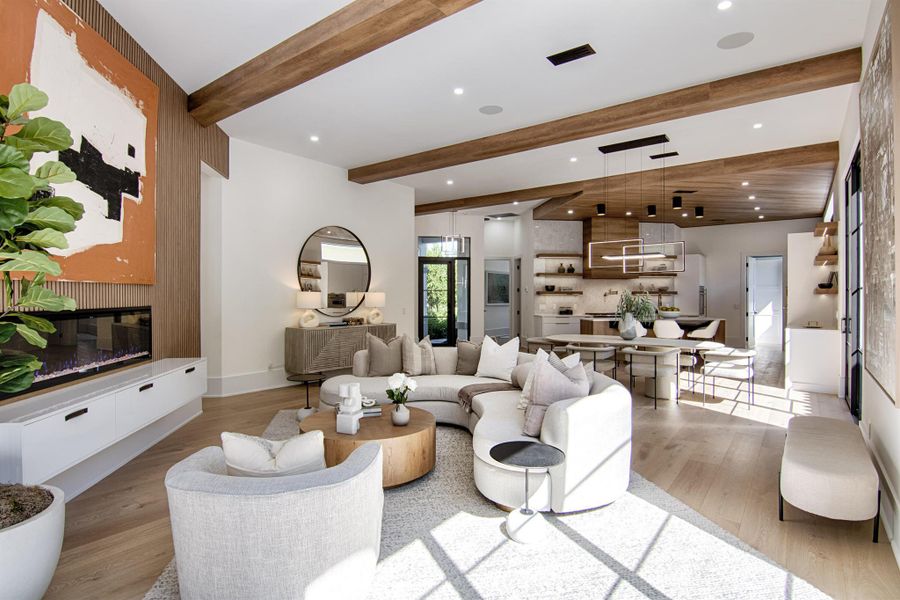 Furnished interior view inside a new home in , Wellington (Image 12).