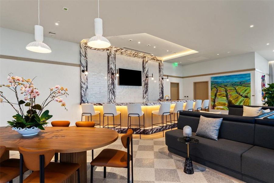 Furnished interior view inside a new home in , Tampa (Image 48).