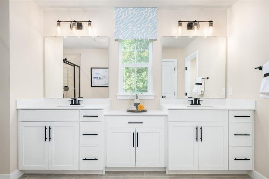 Furnished interior view inside a new home in Indigo Bay, Myrtle Beach (Image 15).