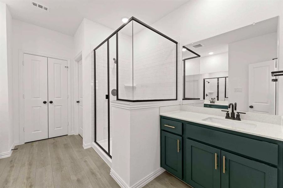 Furnished interior view inside a new home in Parkside, Mansfield (Image 6). Furnished interior view inside a new home in Parkside, Mansfield (Image 6).