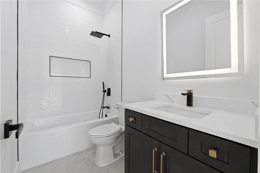 Furnished interior view inside a new home in , Lawrenceville (Image 9).