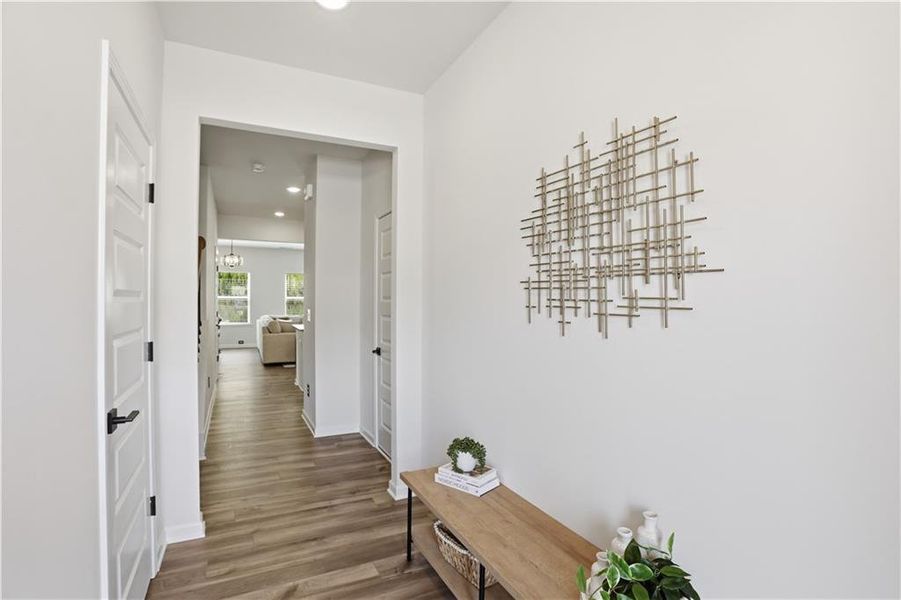 Furnished interior view inside a new home in , Cartersville (Image 12).