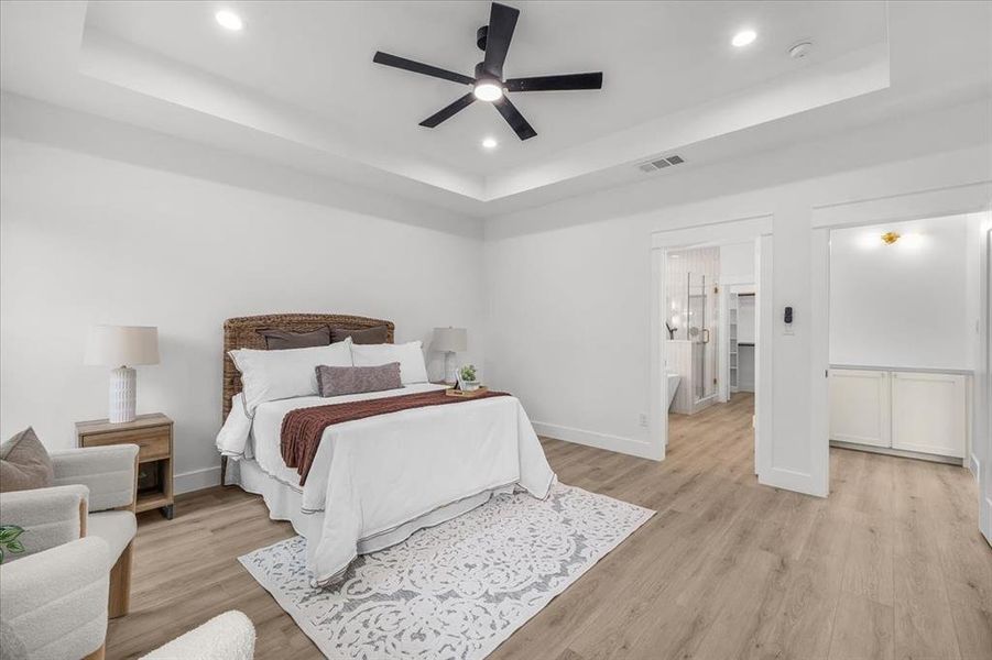 Furnished interior view inside a new home in , Fort Worth (Image 24).