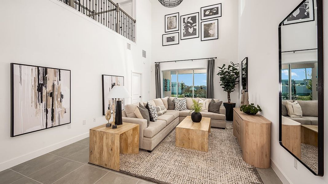 Furnished interior view inside a new home in Lochside, Mount Dora (Image 6). Furnished interior view inside a new home in Lochside, Mount Dora (Image 6).
