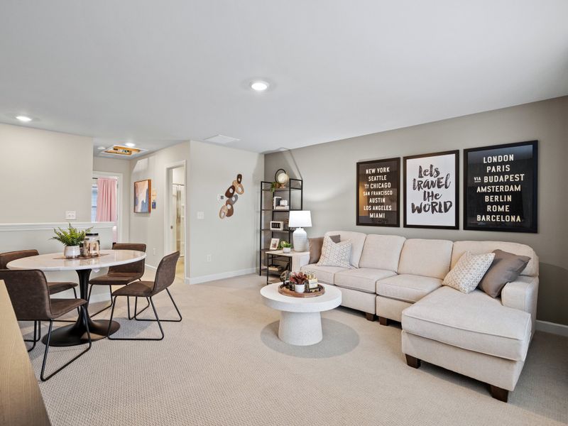 Furnished interior view inside a new home in Waterside - Coastline Series, Longs (Image 28).