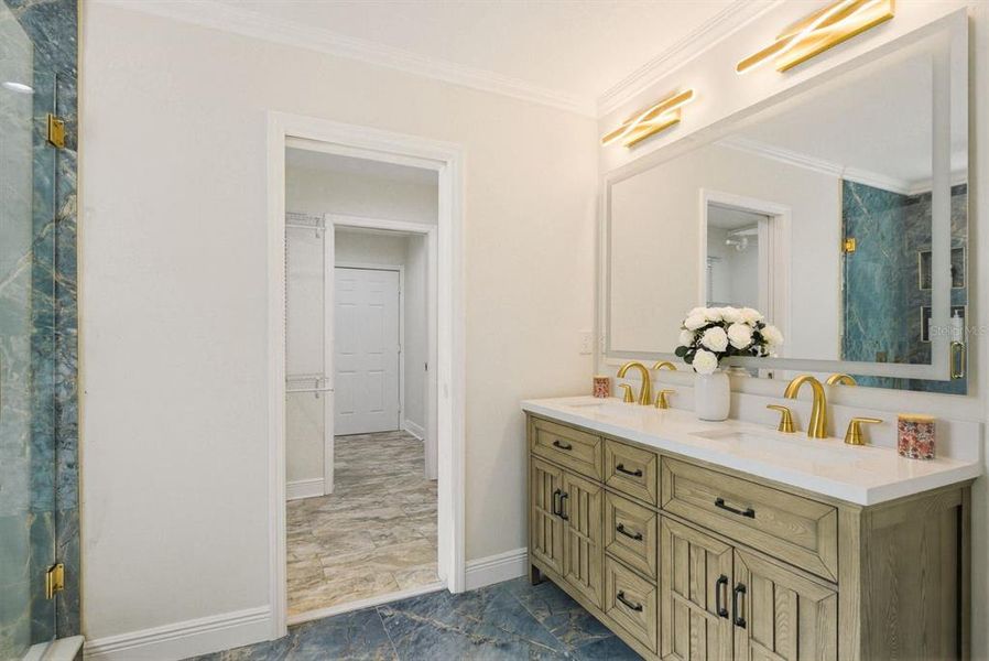 Furnished interior view inside a new home in , Tampa (Image 11).