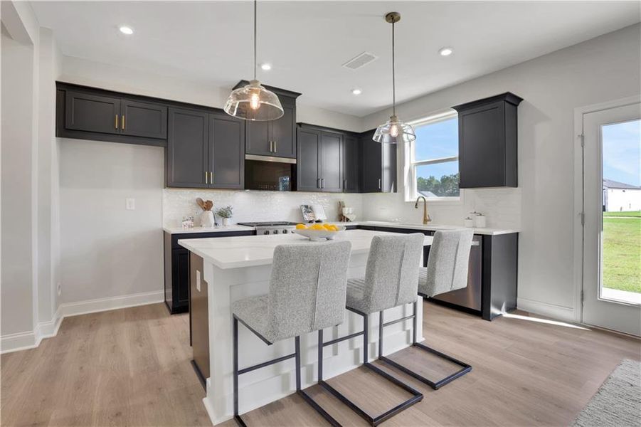 Furnished interior view inside a new home in Easton Walk, Lawrenceville (Image 14).