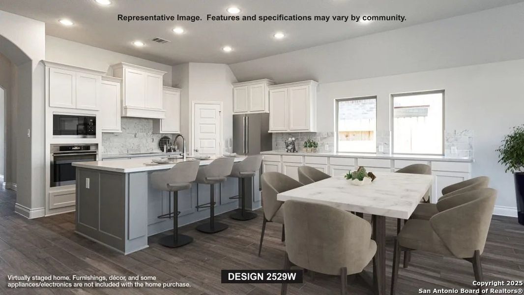 Furnished interior view inside a new home in Meadows Of Mill Creek 50', Seguin (Image 7). Furnished interior view inside a new home in Meadows Of Mill Creek 50', Seguin (Image 7).