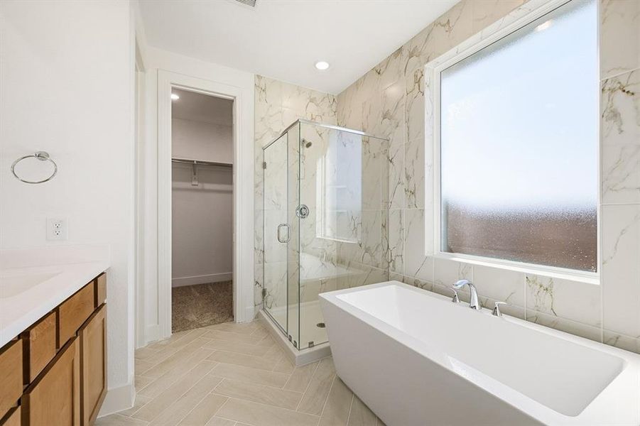 Furnished interior view inside a new home in Heritage Ranch: 50ft. lots, Sherman (Image 11).