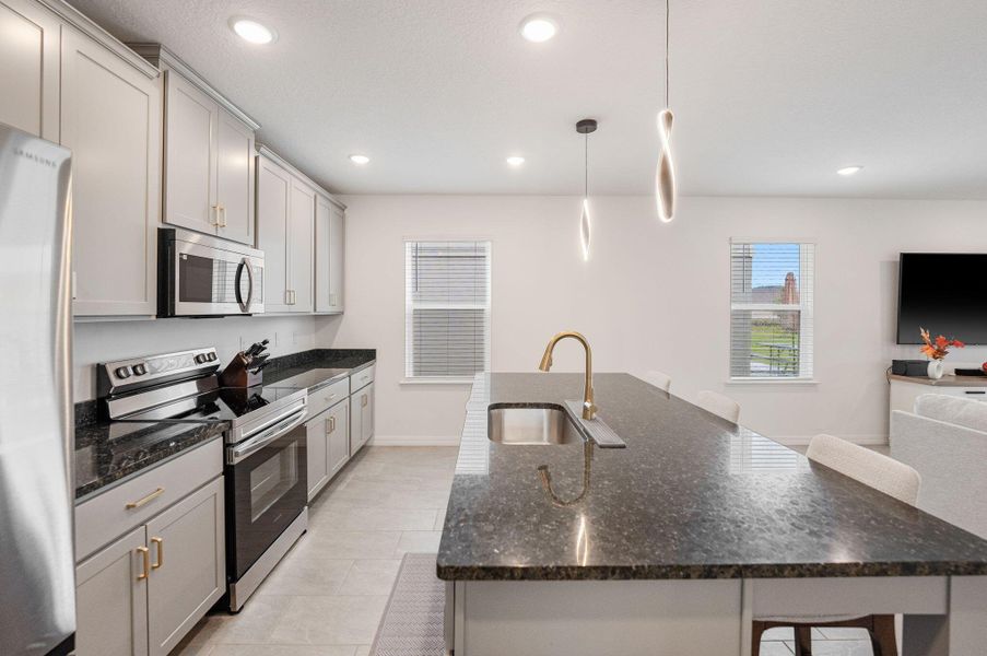 Furnished interior view inside a new home in , Port St. Lucie (Image 29).