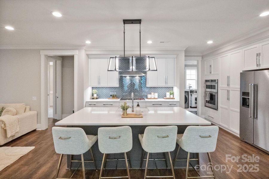 Furnished interior view inside a new home in , Huntersville (Image 40).