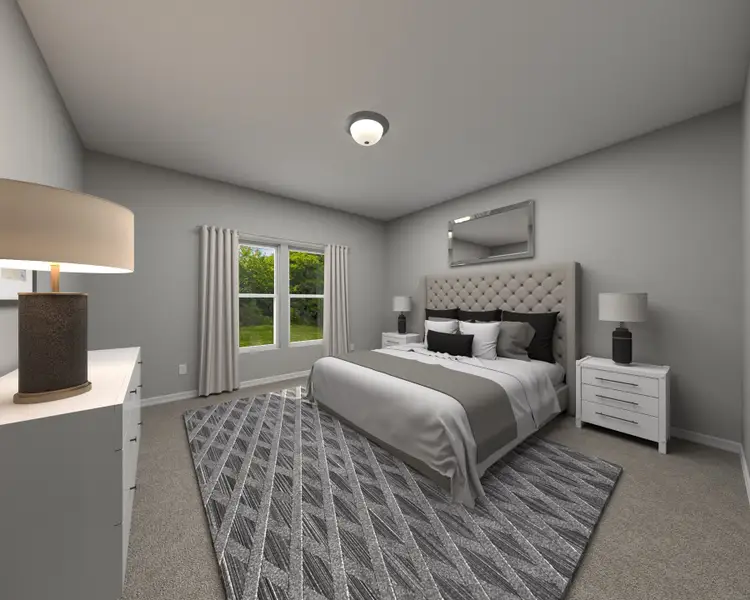 Furnished interior view inside a new home in Legends Preserve - Signature Series, Daytona Beach (Image 5).