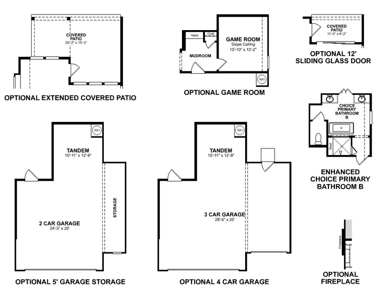 2D floor plan layout for the Mckinney by Beazer Homes in Amira: Heritage Collection, Tomball, TX (Image 5). 2D floor plan layout for the Mckinney by Beazer Homes in Amira: Heritage Collection, Tomball, TX (Image 5).