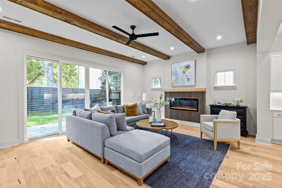 Furnished interior view inside a new home in , Charlotte (Image 15).