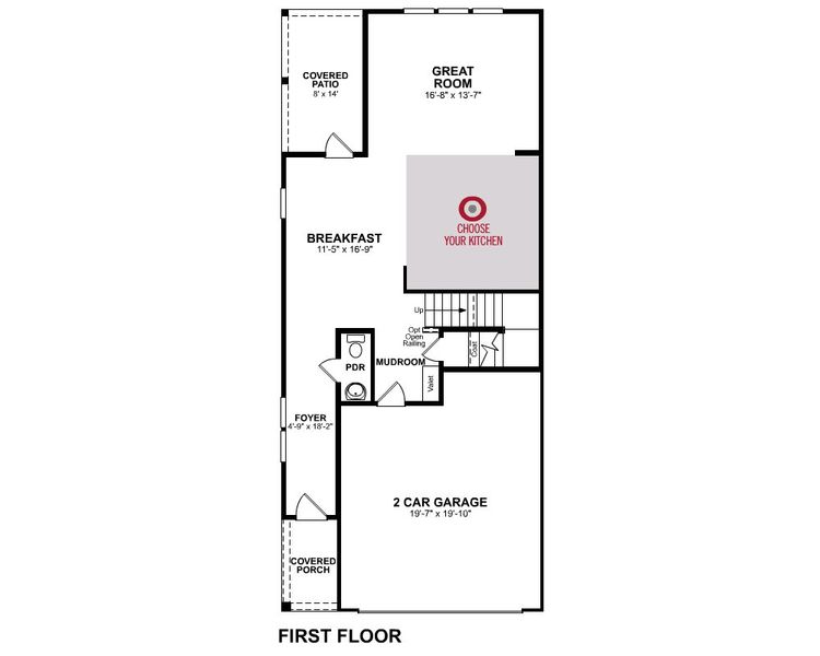 2D floor plan layout for the Maxwell by Beazer Homes in Ashley Walk Townes, Charleston, SC (Image 4). 2D floor plan layout for the Maxwell by Beazer Homes in Ashley Walk Townes, Charleston, SC (Image 4).