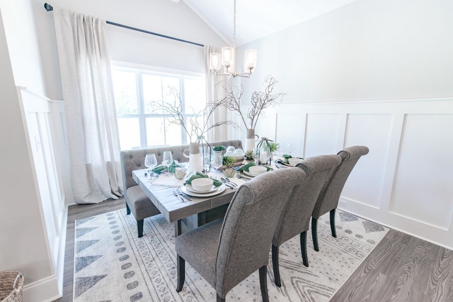 Representative furnished interior of a home built from the Helmsley by Bill Clark Homes in Sidbury Landing, Wilmington (Image 10).