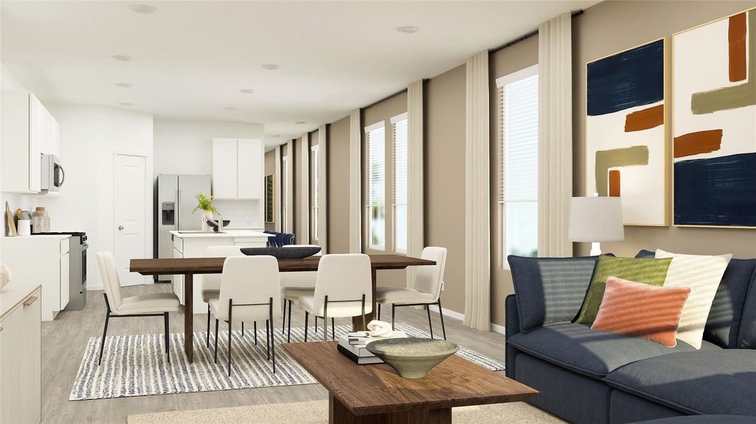 Furnished interior view inside a new home in Moore Landing, Magnolia (Image 20).