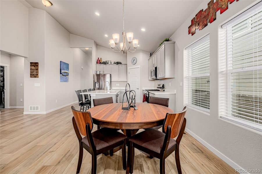 Dining area Dining area
