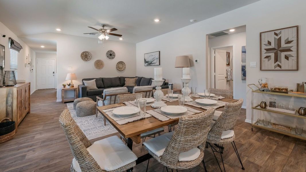 Furnished interior view inside a new home in Tamarron, Fulshear (Image 8).
