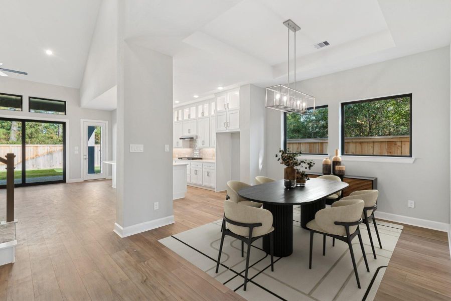 Virtually staged to give you the visual you need to see furniture placement and how the home can live.