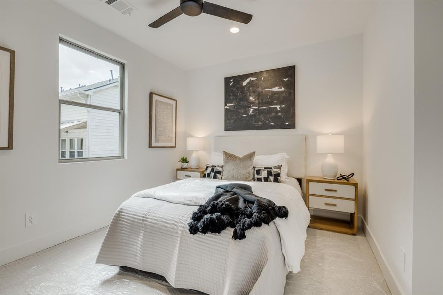 Furnished interior view inside a new home in , Houston (Image 14).