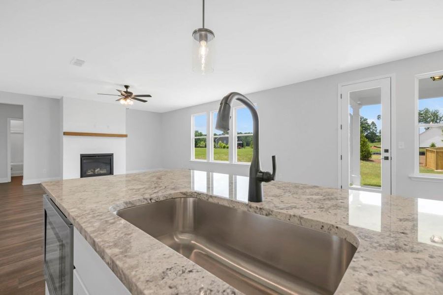Furnished interior view inside a new home in Maddox Landing, Hoschton (Image 28).