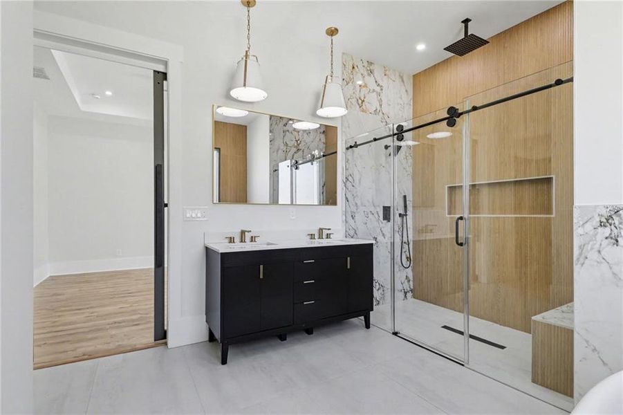 Furnished interior view inside a new home in , Lawrenceville (Image 20).