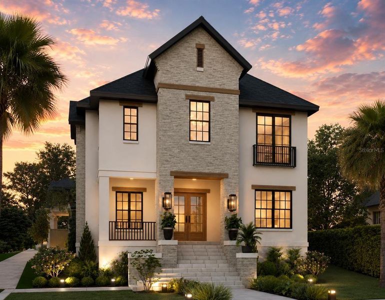Front exterior of a new home in , Tampa, FL, highlighting curb appeal (Image 2). Front exterior of a new home in , Tampa, FL, highlighting curb appeal (Image 2).