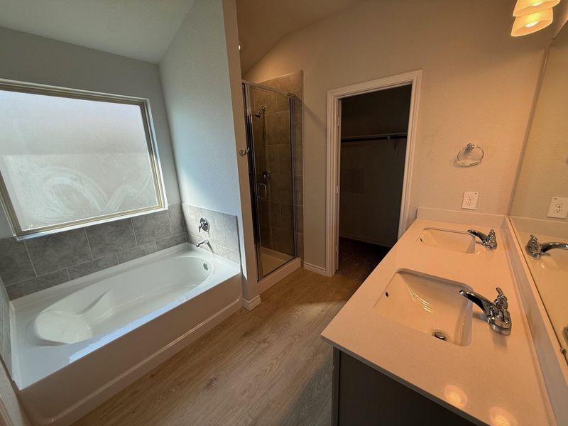 Furnished interior view inside a new home in Southern Pointe, College Station (Image 6). Furnished interior view inside a new home in Southern Pointe, College Station (Image 6).