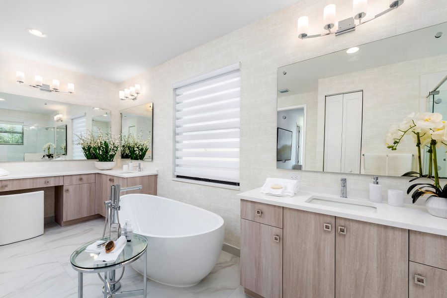 Representative furnished interior of a home built from the Mariana by GL Homes in Lotus Edge, Boca Raton (Image 12).