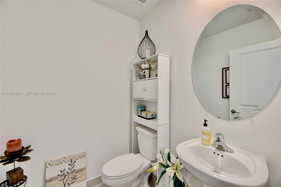 Downstairs Half Bath