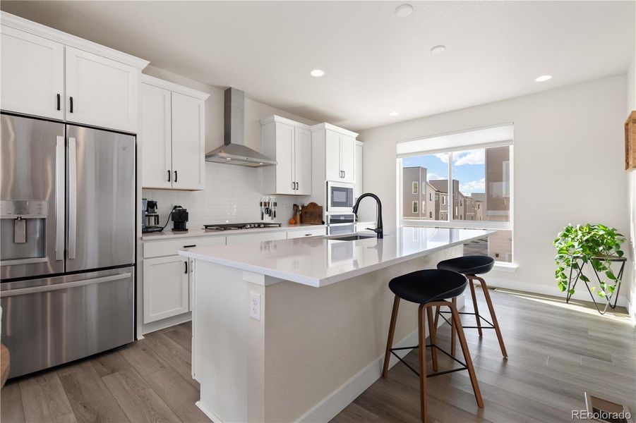 Furnished interior view inside a new home in Haskins Station, Arvada (Image 13). Furnished interior view inside a new home in Haskins Station, Arvada (Image 13).