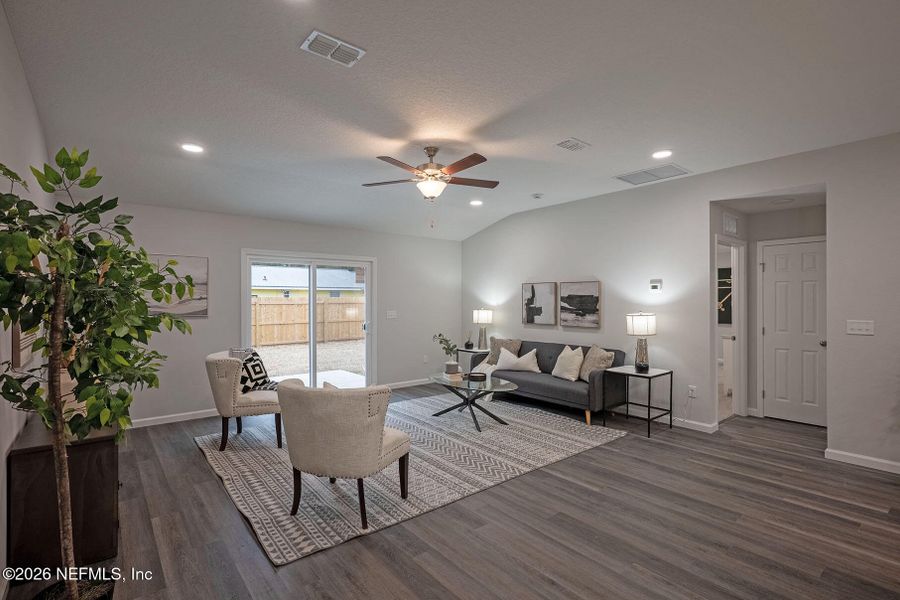 Furnished interior view inside a new home in , Jacksonville (Image 30).