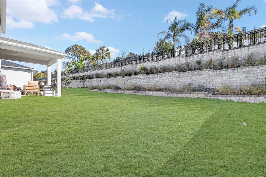 Exterior details and patio area of a home in The Reserve at Lake Ridge, Minneola (Image 26).