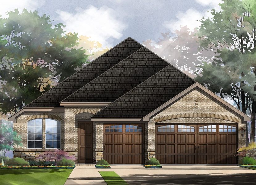 Frisco Floor Plan Elevation B, Parmer Ranch 60', Georgetown Frisco Floor Plan Elevation B, Parmer Ranch 60', Georgetown