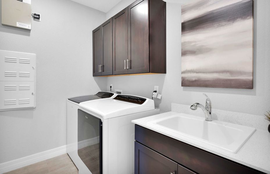 Representative furnished interior of a home built from the Palmary by Pulte Homes in Tohoqua Reserve, Kissimmee (Image 10).