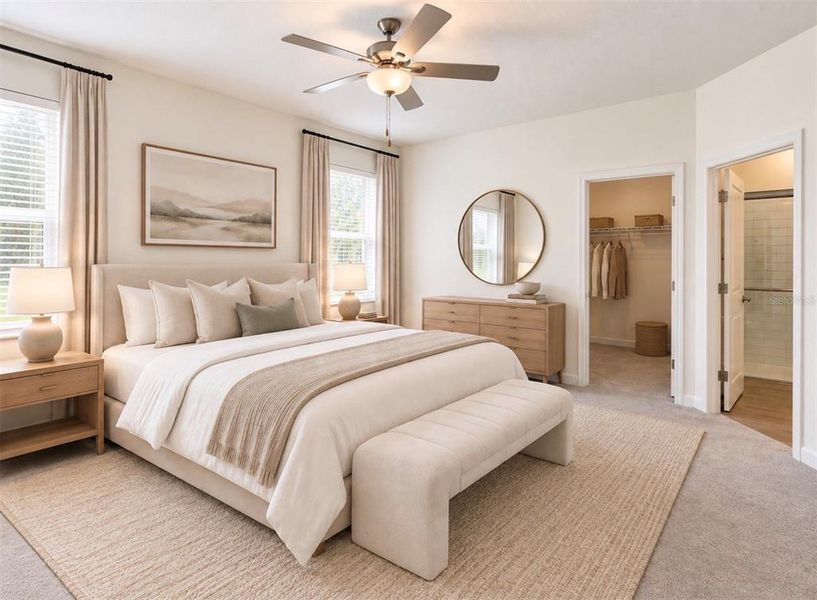 Furnished interior view inside a new home in Angeline Active Adult, Land O' Lakes (Image 8).