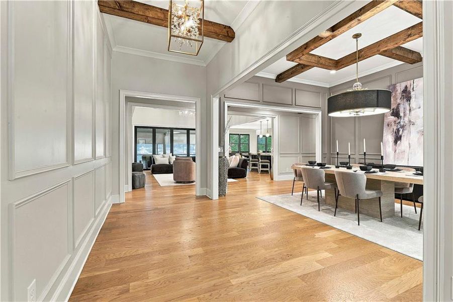 Furnished interior view inside a new home in , Newnan (Image 16).