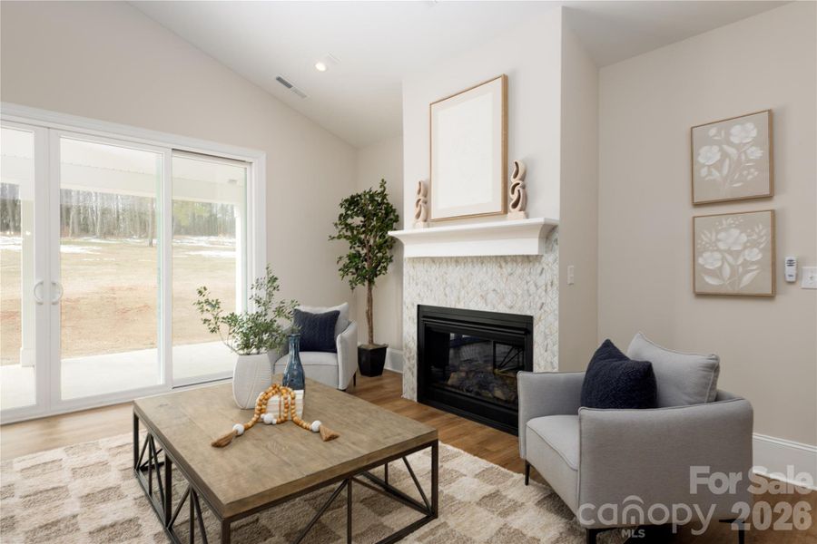 Furnished interior view inside a new home in , Sherrills Ford (Image 9).