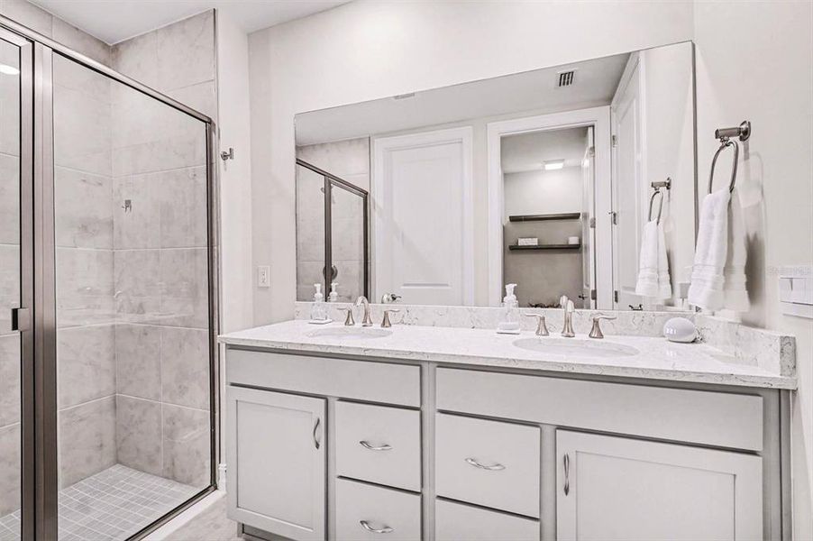 Furnished interior view inside a new home in , Punta Gorda (Image 18).