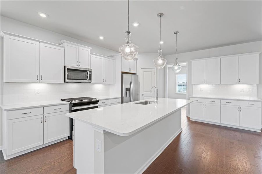 Furnished interior view inside a new home in Berkeley Mill, Cumming (Image 8). Furnished interior view inside a new home in Berkeley Mill, Cumming (Image 8).
