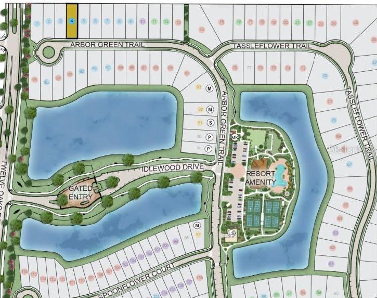 Esplanade at Center Lake Ranch ~ Site Map Esplanade at Center Lake Ranch ~ Site Map