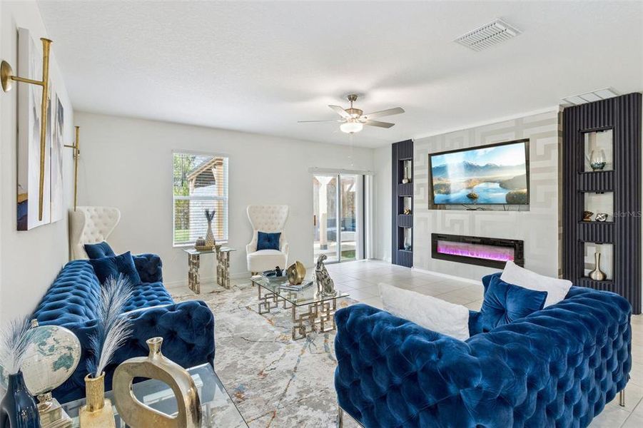 Furnished interior view inside a new home in , Lakeland (Image 37).