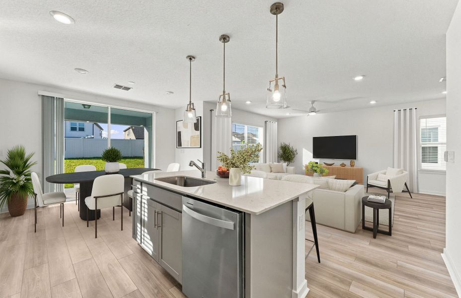 Furnished interior view inside a new home in Caldera, Spring Hill (Image 7).